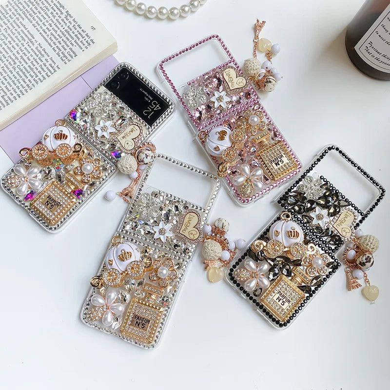 Rhinestone Folding Screen for Samsung Z Flip