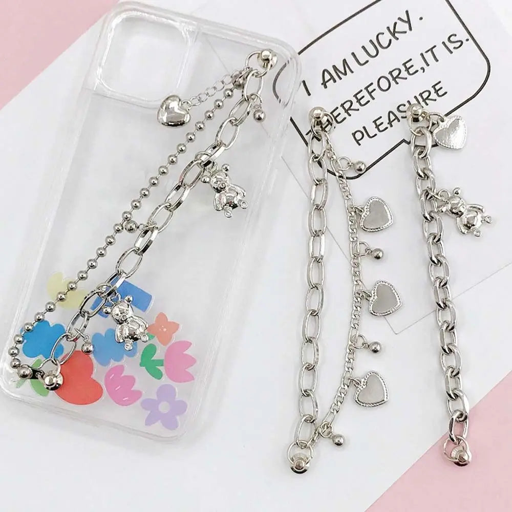 Pearl Rhinestone Phone Strap for Mobile Phone