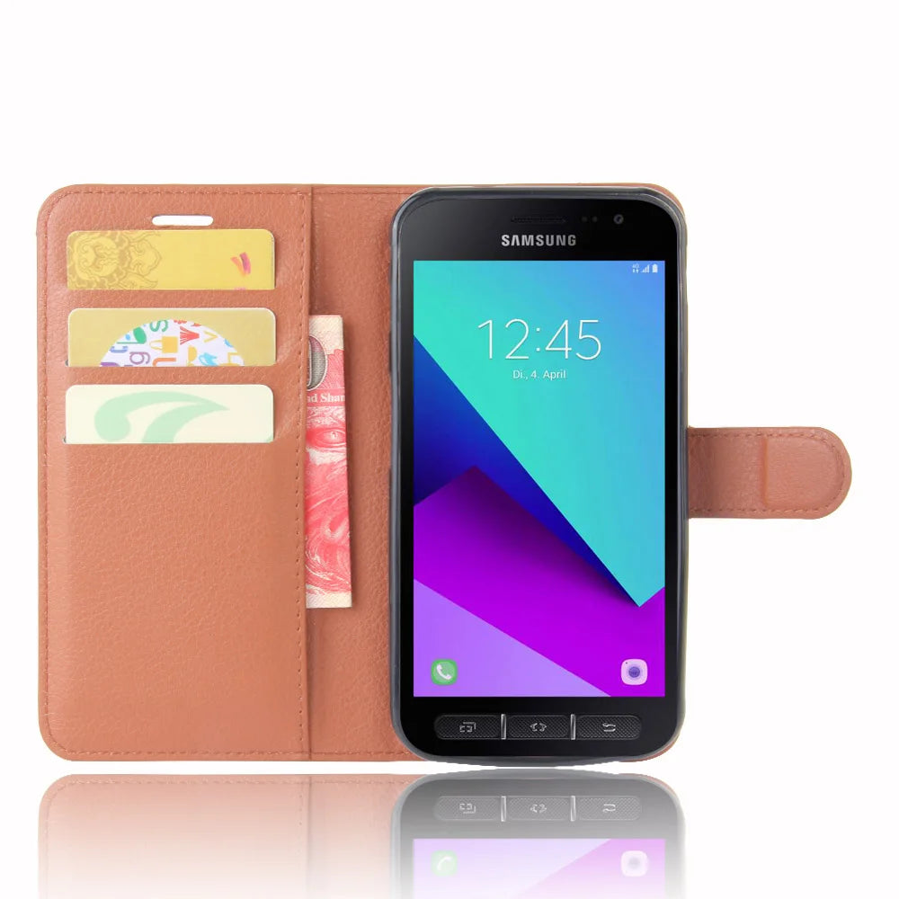 Wallet Cover Card Holder Phone Case for Samsung Galaxy X