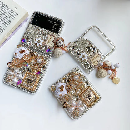 Rhinestone Folding Screen for Samsung Z Flip