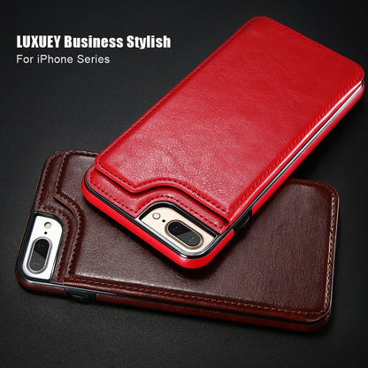 Leather Wallet Case for iPhone w/ Card Holder