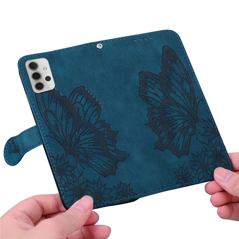 Butterfly Leather Phone Case For Samsung Galaxy A Series