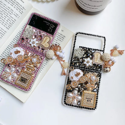 Rhinestone Folding Screen for Samsung Z Flip