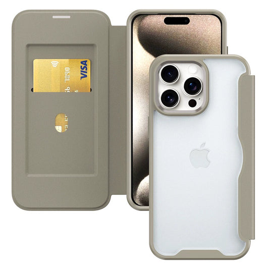 Card Holder Integrated Flip Case for iPhone