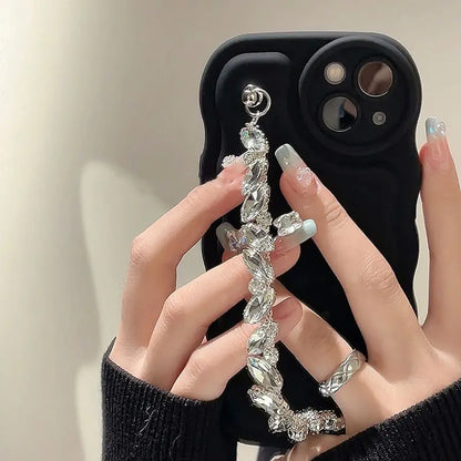 Rhinestone Chain Phone Case for iPhone