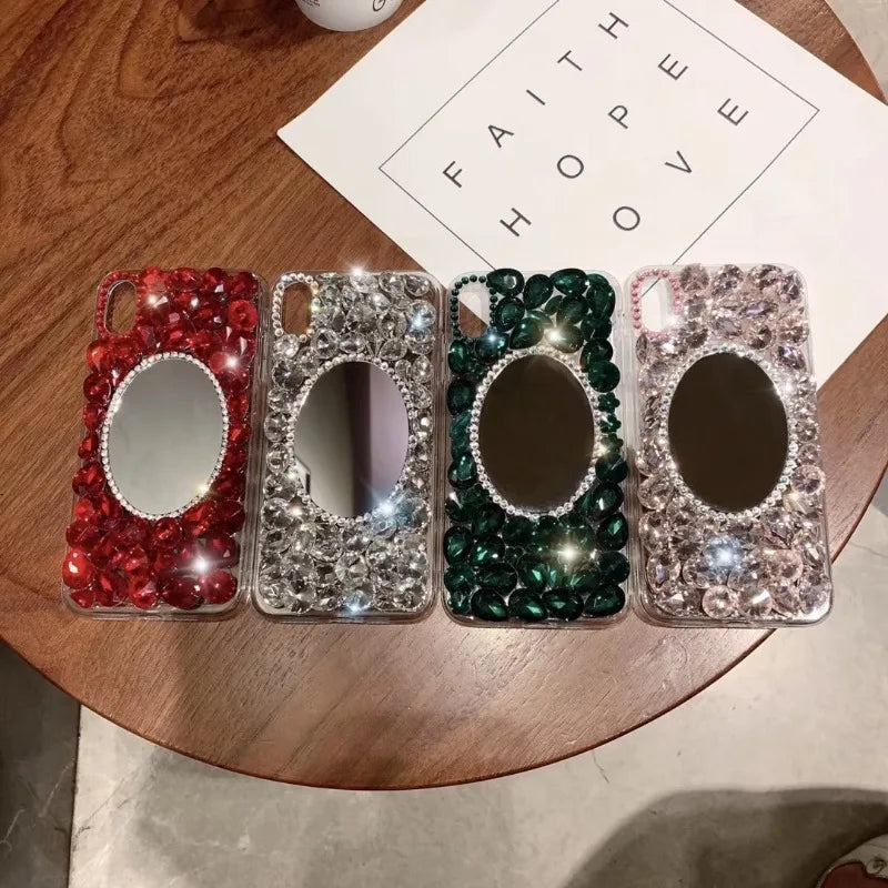 Rhinestone Mirror Case for iPhone