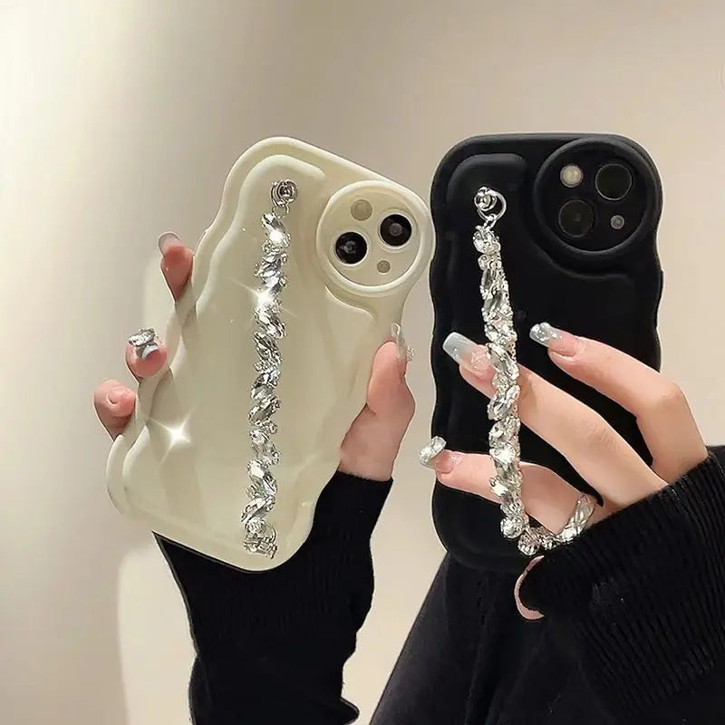 Rhinestone Chain Phone Case for iPhone