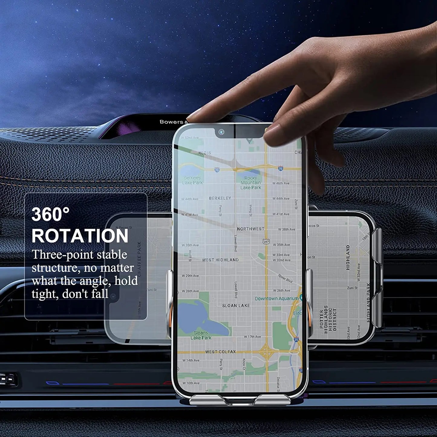 30W Car Wireless Charger for Mobile Phone