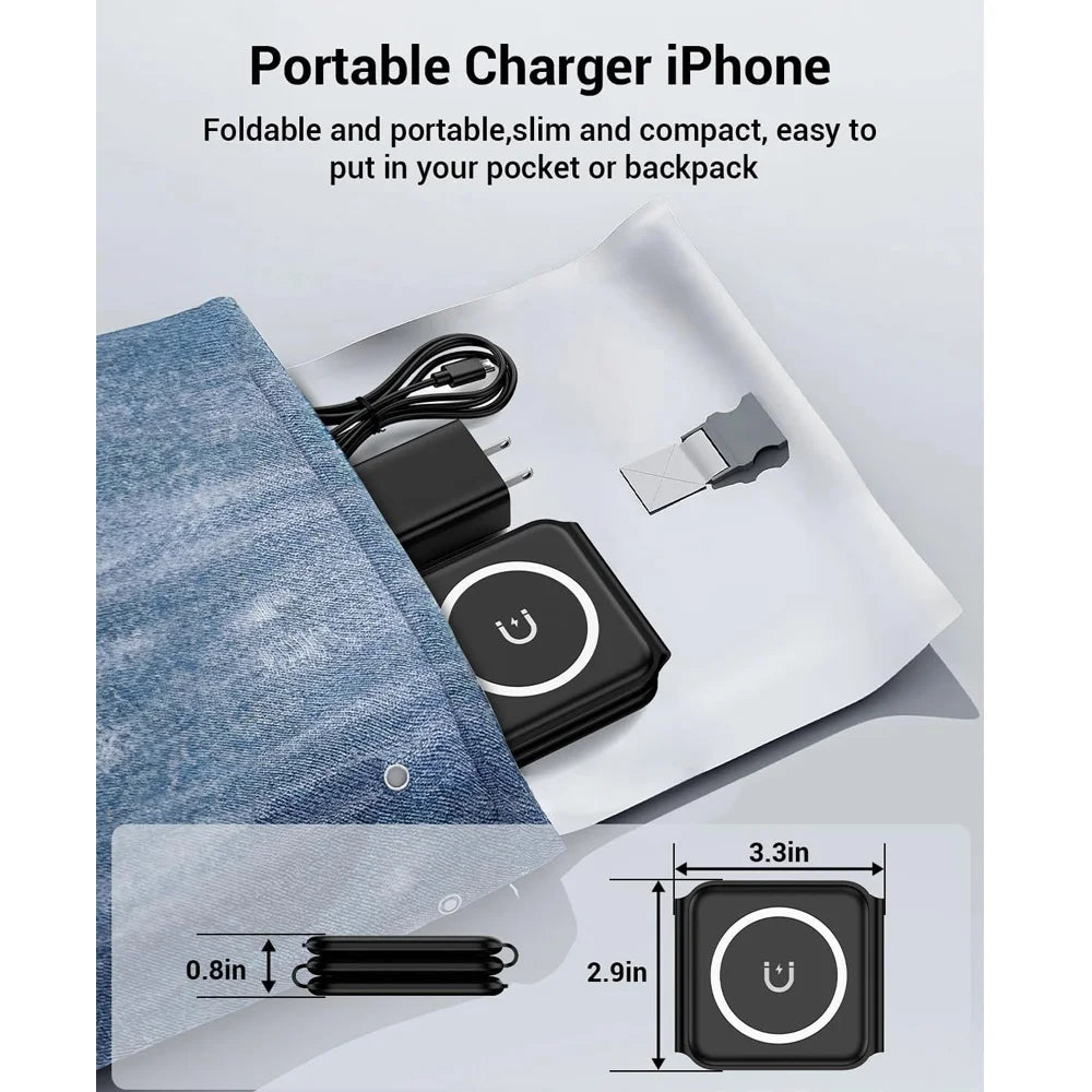 100W 3 in 1 Wireless Charging Pad for iPhone