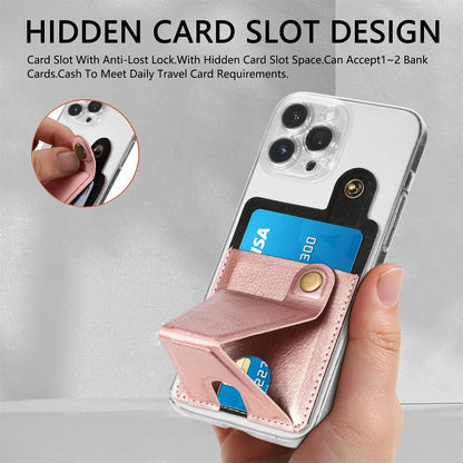 Back Slim Stick Pocket/ Removable Credit Card Holder