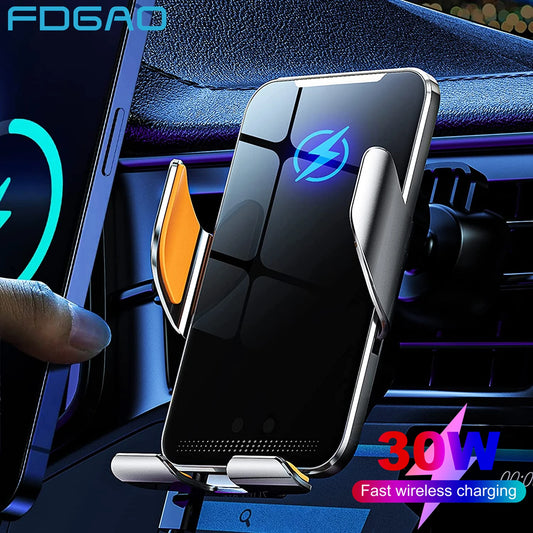 30W Car Wireless Charger for Mobile Phone