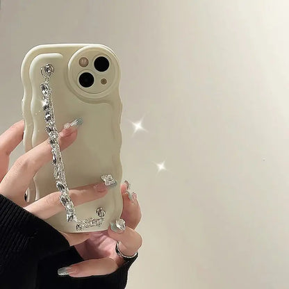 Rhinestone Chain Phone Case for iPhone