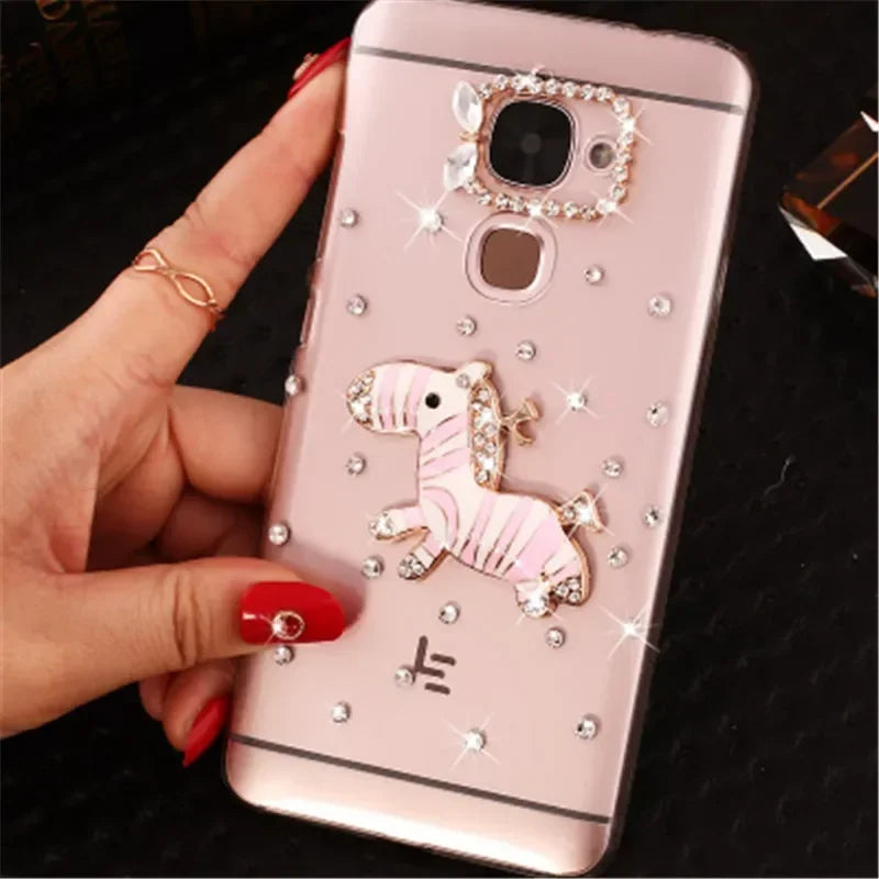 Mobile Phone Case w/ Rhinestone for Samsung Galaxy S/Ultra/Note