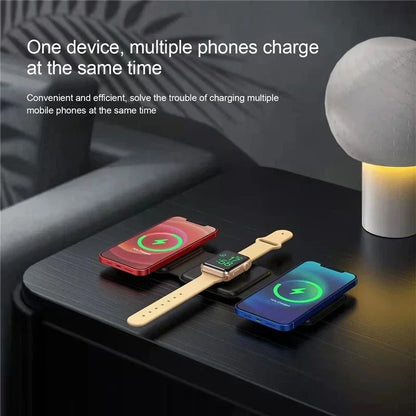 100W 3 in 1 Wireless Charging Pad for iPhone