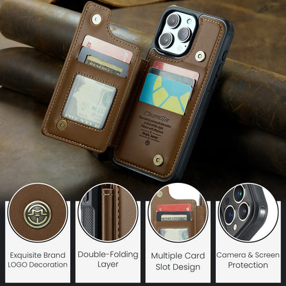 Leather Card Holder Case for iPhone