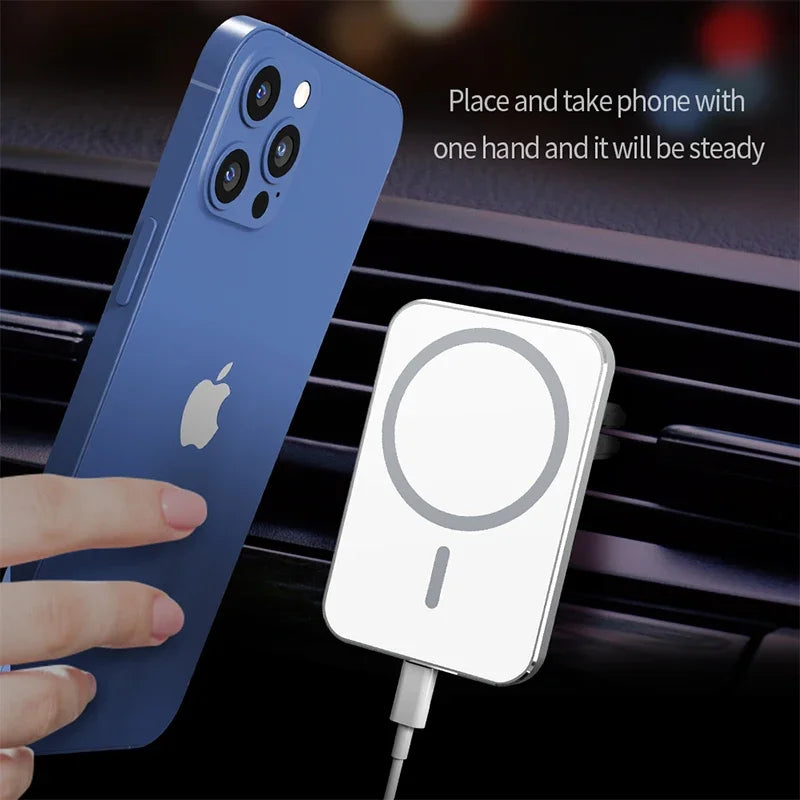 Wireless Magnetic Car Charging Mount for iPhone