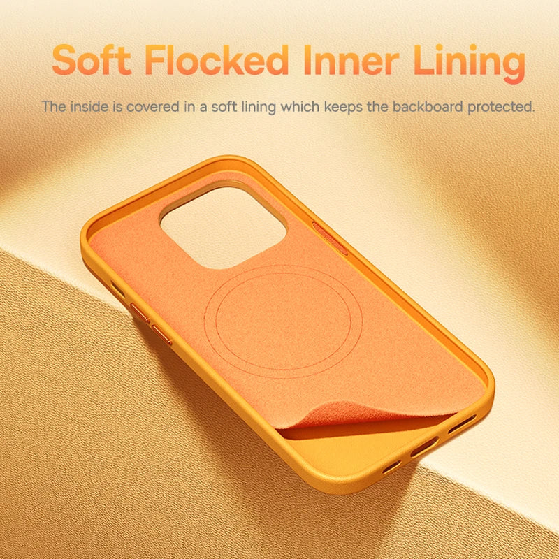 Leather Magnetic Case for iPhone