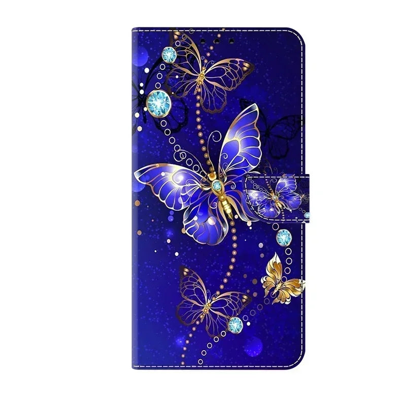 Wallet Flip Book Cover for Samsung Galaxy J