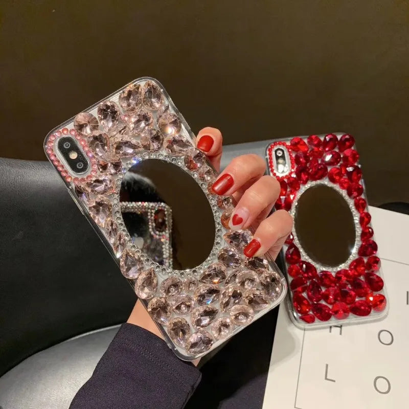 Rhinestone Mirror Case for iPhone