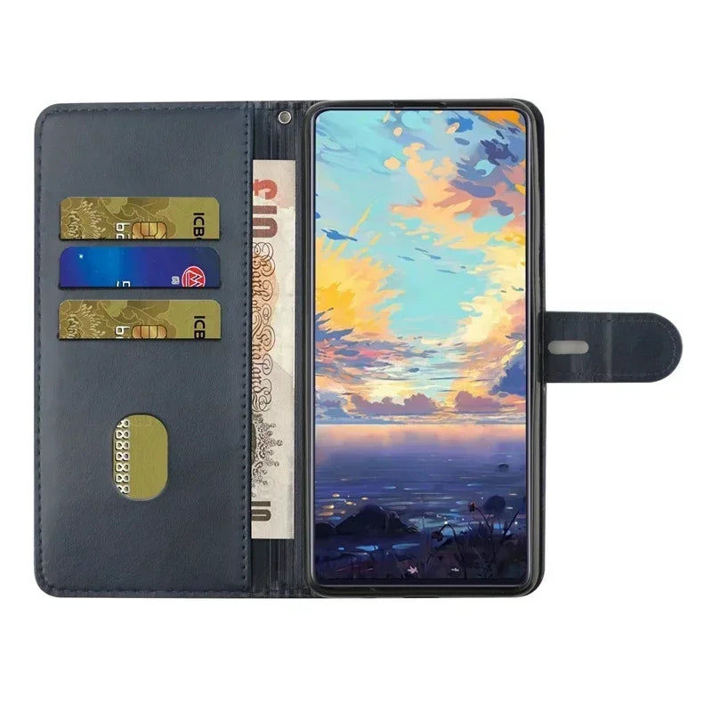 Leather Flip Case for Samsung Galaxy A Series