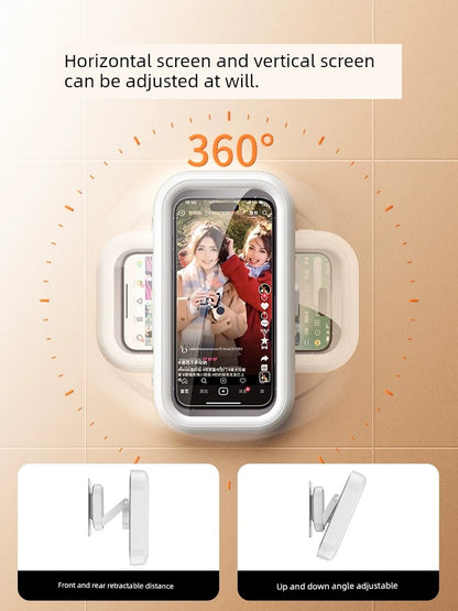 Waterproof Wall-Mounted Mobile Phone Bracket