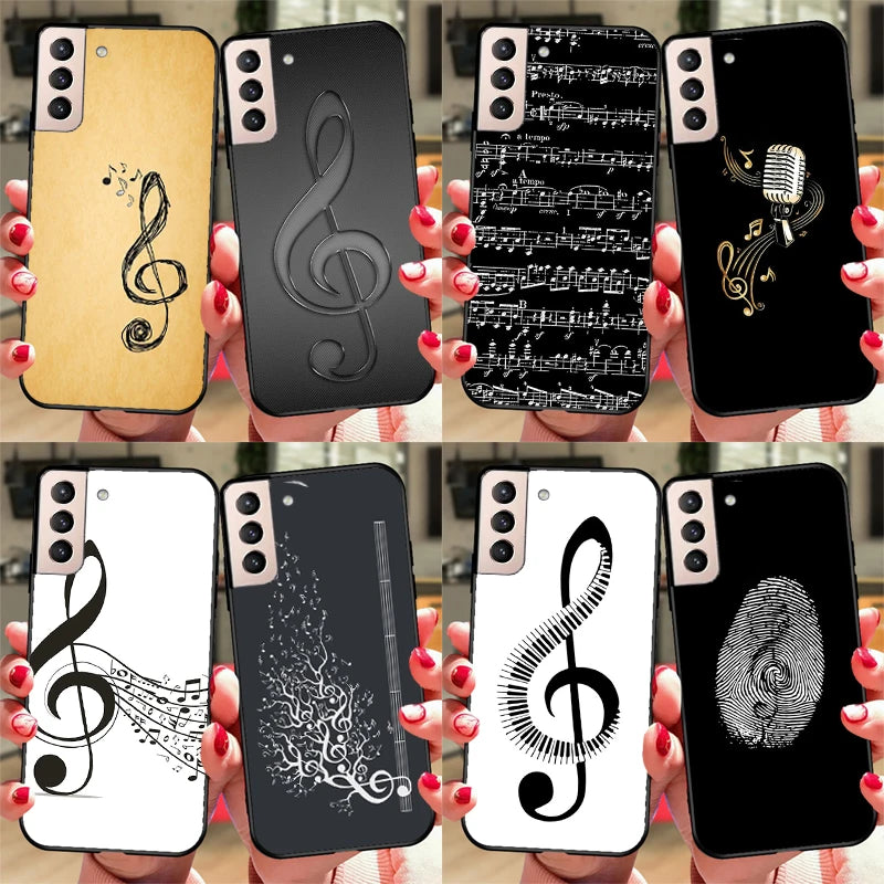 Music Notes Phone Case For Samsung Galaxy S Series