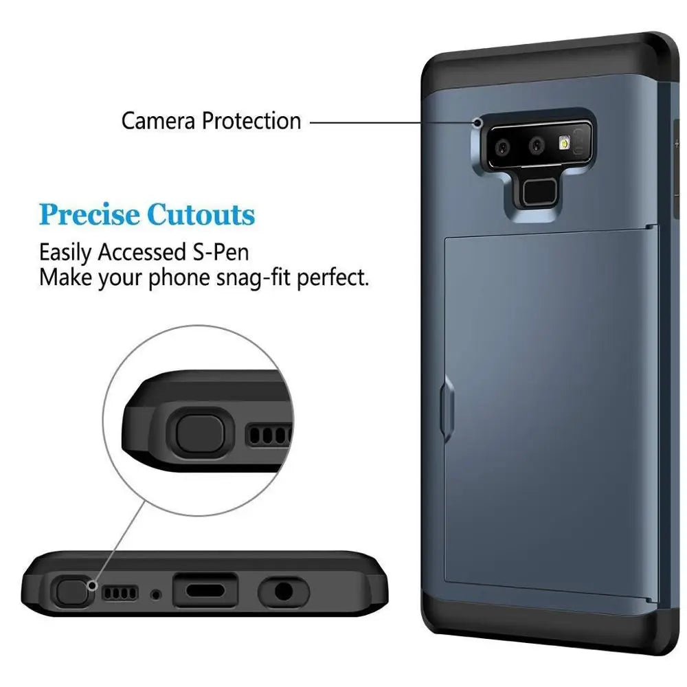 Business Phone Case For Samsung Galaxy w/ Card Slot